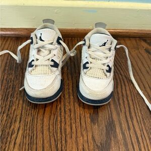 Toddler Jordan 4 Retro Monsoon Blue Sneakers - Size 7C - Pre-Owned